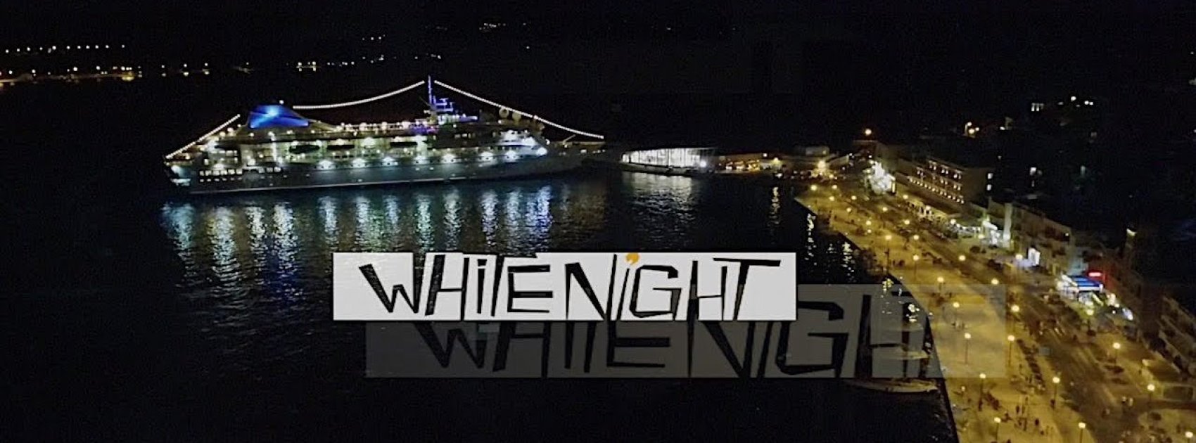 White night in Samos town